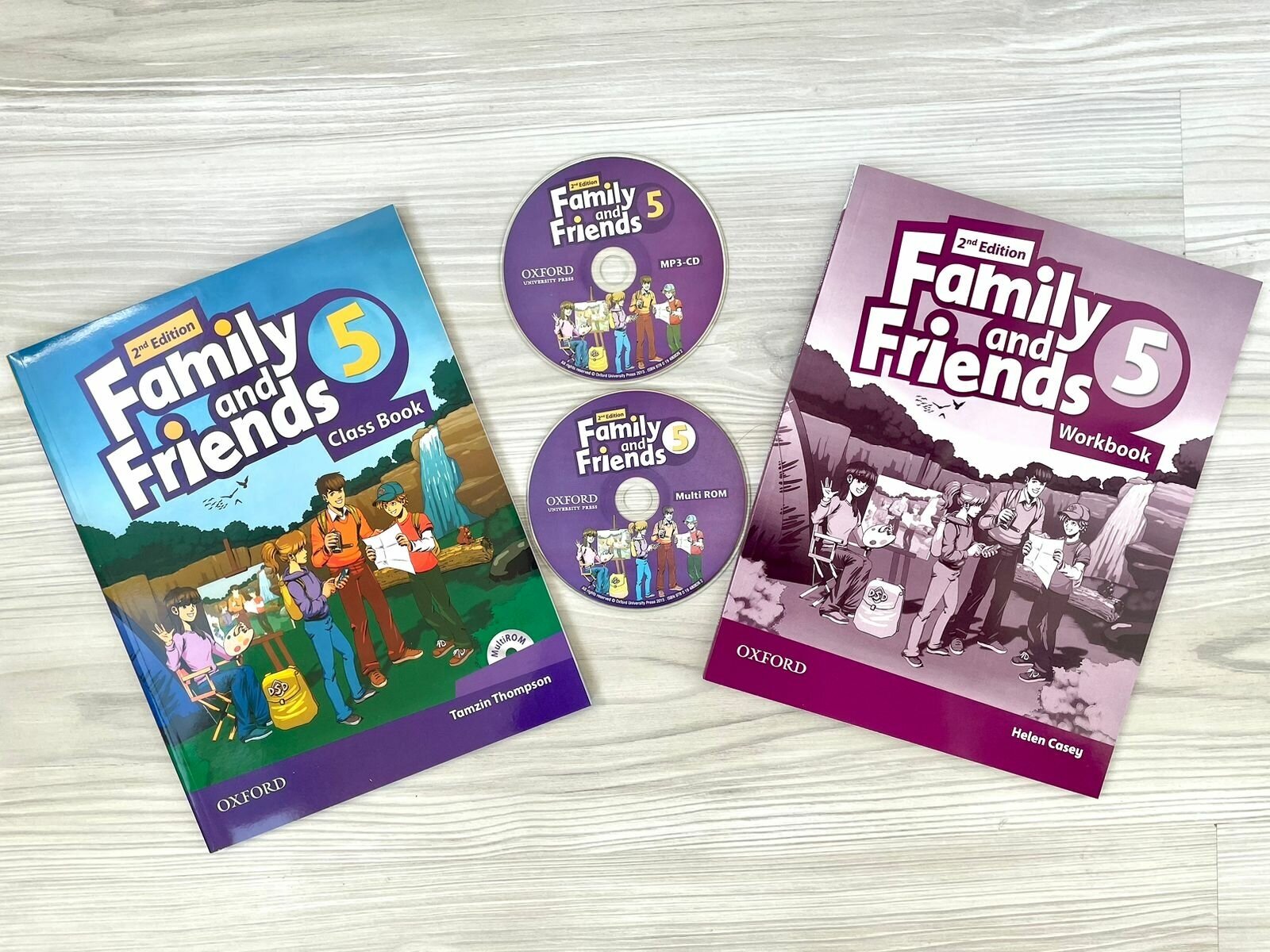 Family and Friends 5 (2nd Edition) : Комплект-Учебник+рабочая тетрадь+диск)