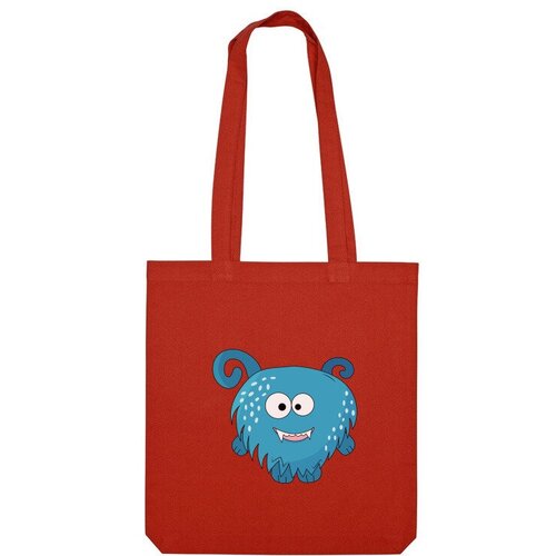 Сумка шоппер Us Basic, красный сумка синий монстрик для детей красный
