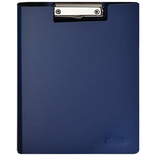 фото Attache папка-планшет с крышкой a4, пластик синий