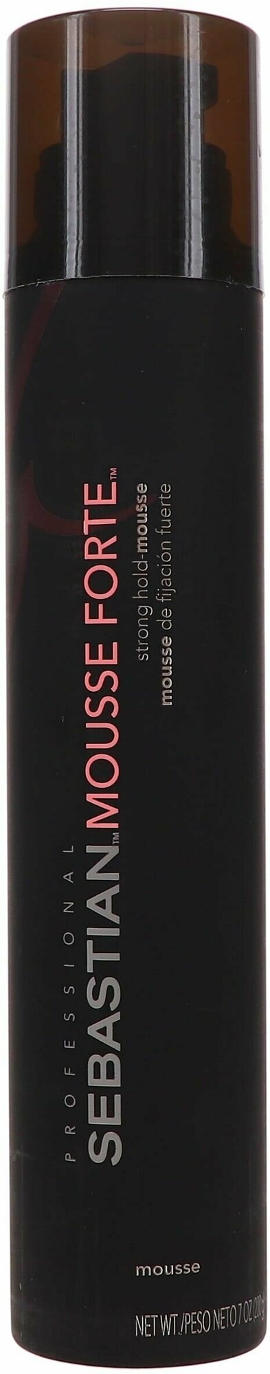 Sebastian Professional Мусс для объема сильной фиксации Mousse Forte, 200 мл