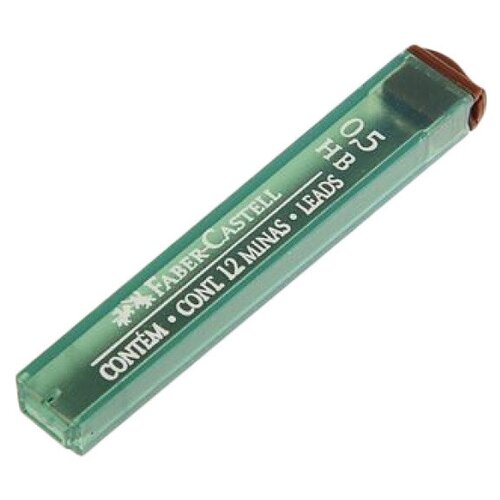 Купить Грифели для механических карандашей 0.5мм Faber-Castell Polymer НВ 12 штук, футляр./В упаковке шт: 12