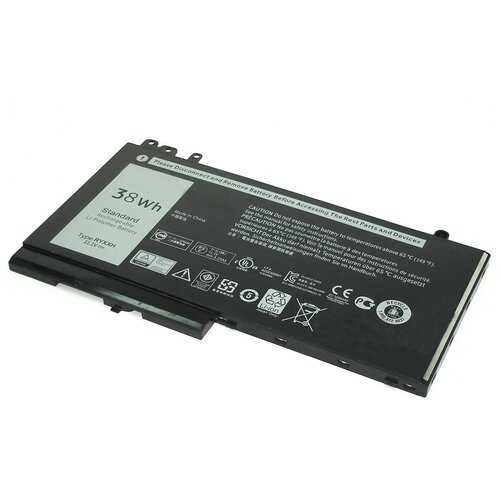 Dell Аккумулятор для ноутбука Dell 05TFCY, RYXXH 11,1V 38Wh код mb015711 аккумулятор батарея для ноутбука dell latitude e5250 ryxxh 11 1v 3200 mah