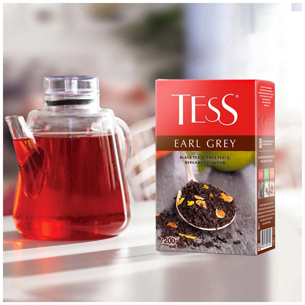 Чай черный Tess Earl Grey 100г - фото №2