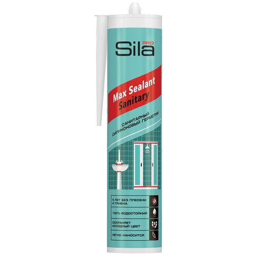 Sila герметик силиконовый санитарный бесцветный PRO Max Sealant 280 мл SSSCL0290
