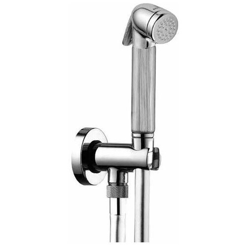 Гигиенический душ Bossini Nikita с клапаном подачи, запорный кран с держателем, хром C69006.B.030
