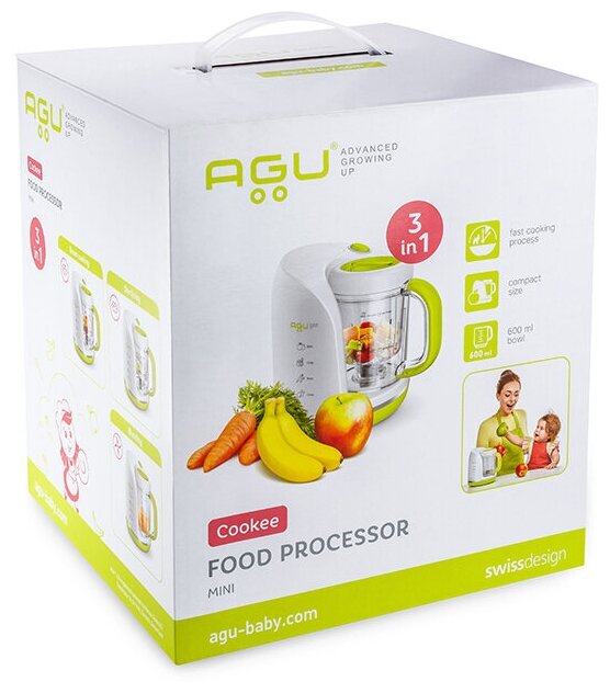 Agu Baby Мини процессор для детских блюд 3 в 1 - фотография № 7
