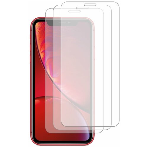 Комплект - 3 шт. Защитное стекло AHORA 2,5D для Apple IPhone XR (Айфон ИксР) 6,1"