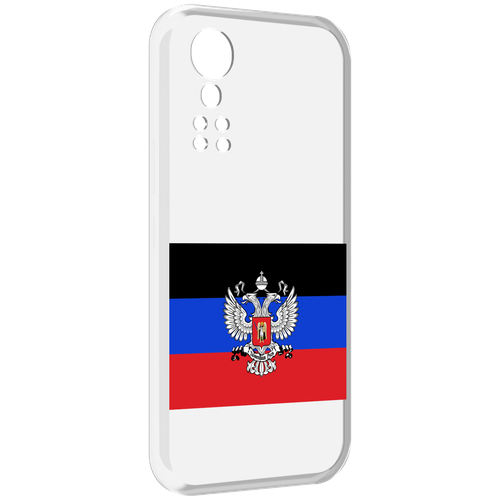 Чехол MyPads герб флаг ДНР-1 для ZTE Axon 30 5G / Axon 30S задняя-панель-накладка-бампер