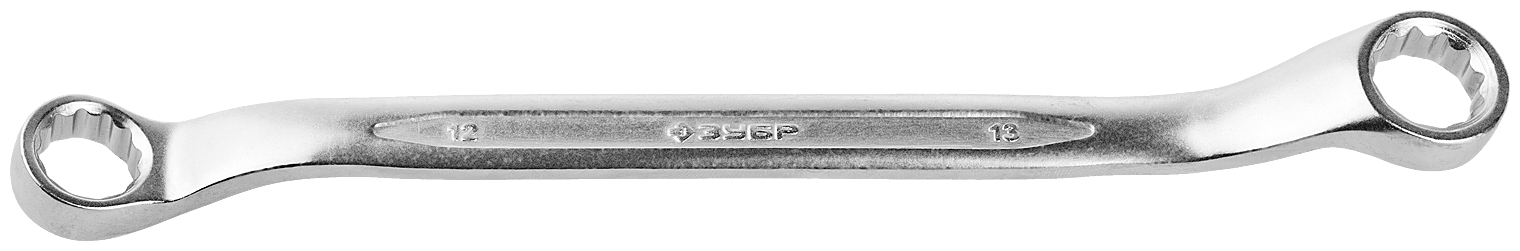 ЗУБР 12 х 13 мм, изогнутый накидной гаечный ключ, Профессионал (27132-12-13)