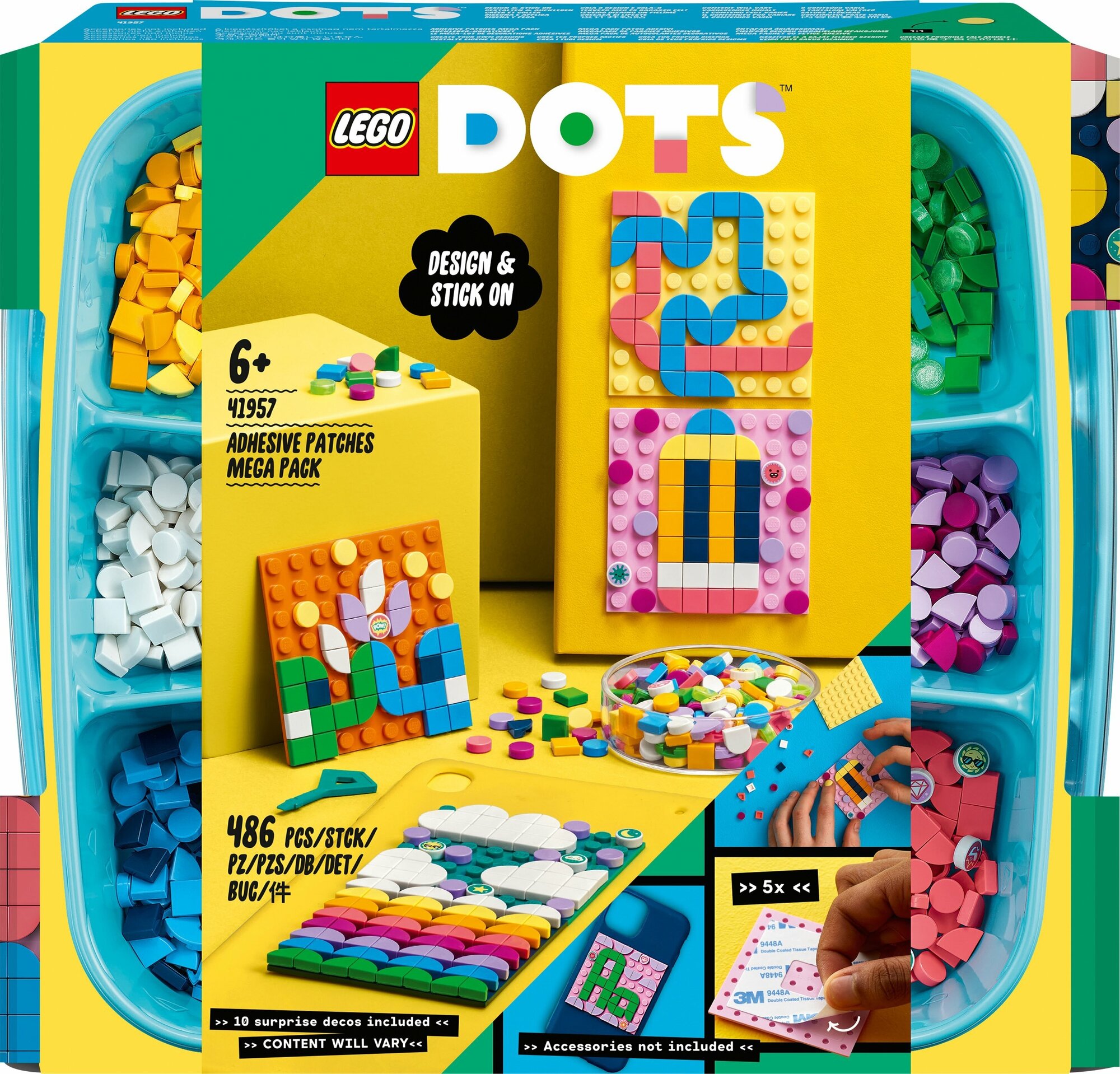 Конструктор LEGO 41957 DOTS Пластины и дотсы