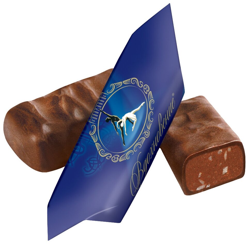 Конфеты шоколадные бабаевский "Вдохновение", пралине с дробленым фундуком, 1000 г, пакет, ББ12280 - фотография № 5