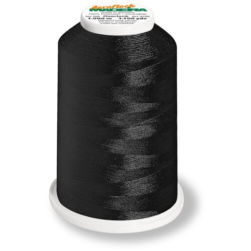 Madeira AeroFlock №100 1000м - Оверлочные текстурированные нитки для эластичных материалов цвет 8000