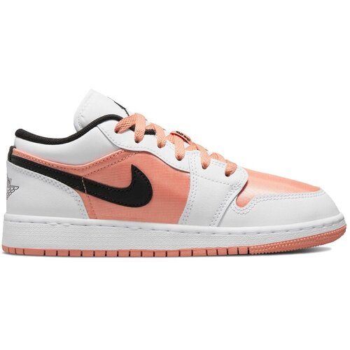 кроссовки nike air jordan 1 low se white light madder root gs 36 5eu Кроссовки NIKE Air Jordan, размер 6US, розовый