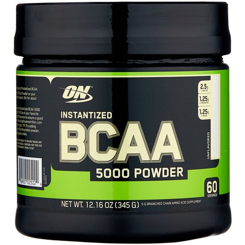 BCAA Optimum Nutrition 5000 Powder, нейтральный, 345 гр.