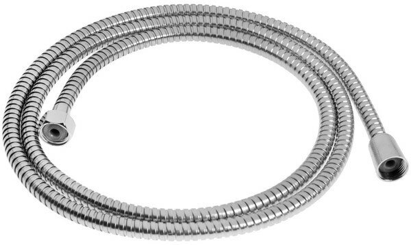 фото Душевой шланг ZEIN Z2787, 200 см, 1/2", пластик втулка и гайка, нержавеющая сталь, сатин