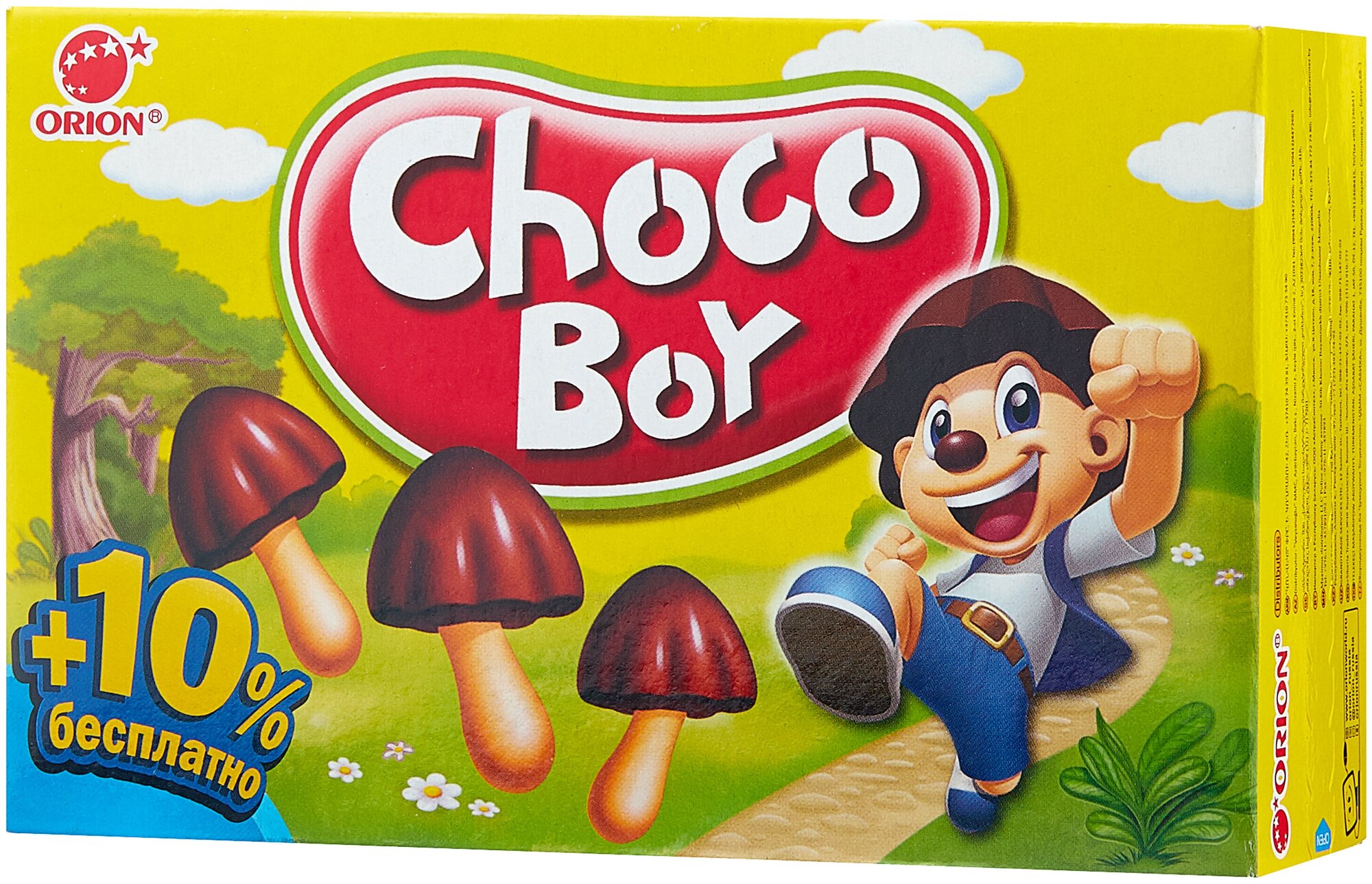 Печенье Orion, Choco Boy, 100г - фотография № 1
