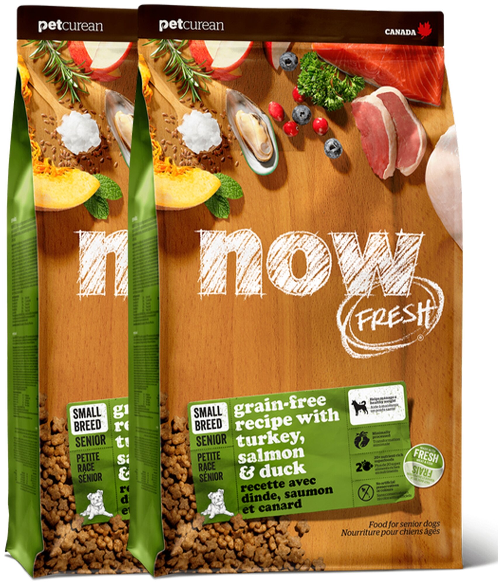 NOW FRESH        ,    (Fresh Small Breed Senior Recipe Grain Free ) 2,72   2 .