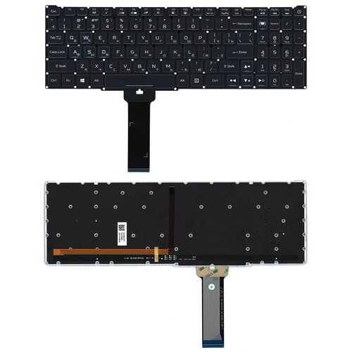 клавиатура для acer predator helios 300 ph315 52 p n nki15131dx Клавиатура для ноутбука Acer Predator Helios 300 PH315-52 черная с цветной подсветкой