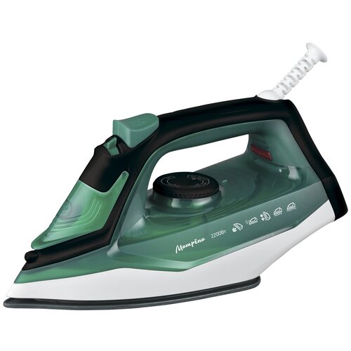 Утюг Матрёна MA-045 зеленый 2200Вт пар спрей пар удар самооч тефлоновая подошва 1123₽