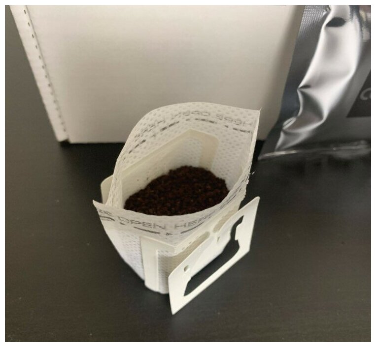 Дрип Кофе BERDI COFFEE- FB - Арабика/Робуста 10 шт*13гр Кофе молотый в дрип пакетах - фотография № 4