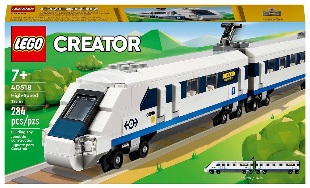 Конструктор LEGO Creator Сувенирный набор Скоростной поезд 40518