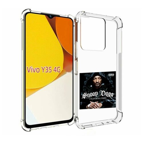 Чехол MyPads Snoop Dogg CALIFORNIA TIMES для Vivo Y35 4G 2022 / Vivo Y22 задняя-панель-накладка-бампер чехол mypads snoop dogg california times для vivo y35 4g 2022 vivo y22 задняя панель накладка бампер