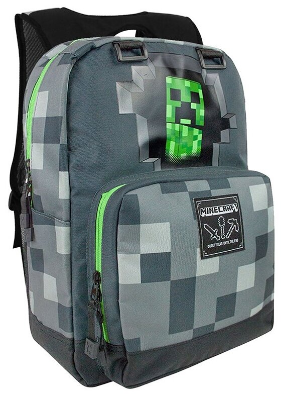 фото Рюкзак Майнкрафт Крипер Minecraft Creeper (31x21x40 см, 26 л)