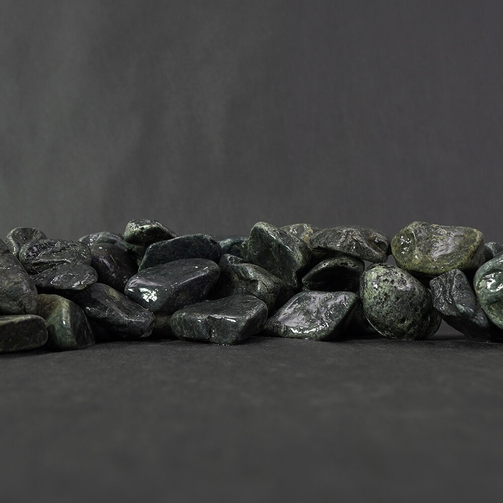 Камни для бани и сауны Нефрит окат 40-80мм 10 кг - фотография № 5