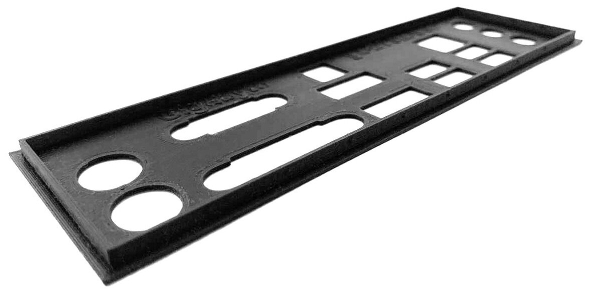 Заглушка для компьютерного корпуса к материнской плате Gigabyte GA-B75M-D3P black