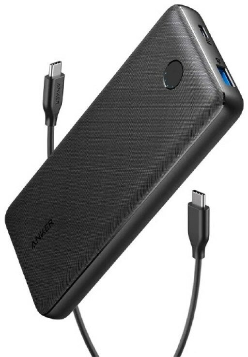 Внешний аккумулятор Anker PCore III Sense 20000 mah PD A1365, черный