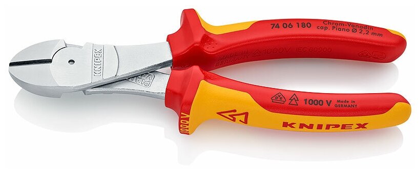 Силовые бокорезы KNIPEX KN-7406180