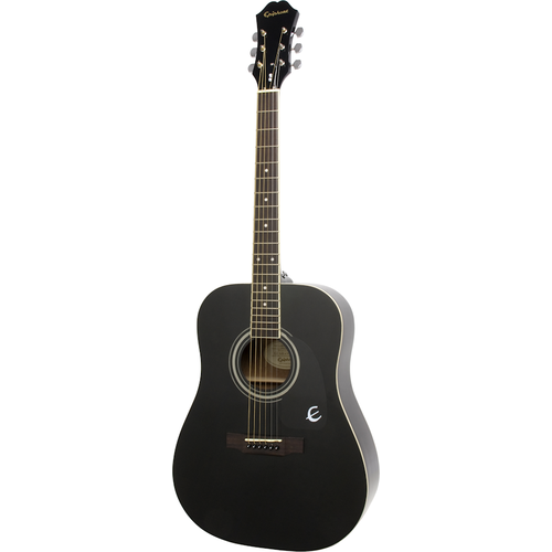 EPIPHONE DR-100 Ebony акустическая гитара, цвет черный