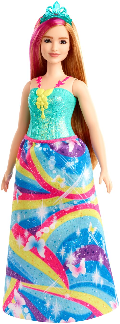 Кукла Barbie Принцесса в ярком платье с короной GJK12 принцесса 4 вариант