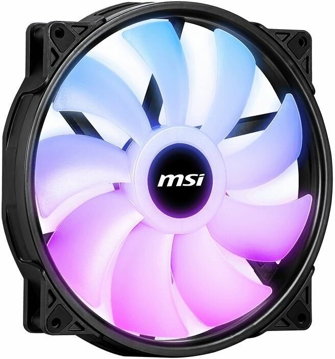 Вентилятор в корпус MSI MAG MAX F20A-1 ARGB Fan. 12V, 4Pin (OE3-7G05F01-W57)
