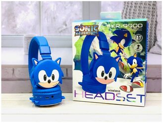 Беспроводные наушники детские Stereo Sound KR-9900 "Sonic Adventure", Синий