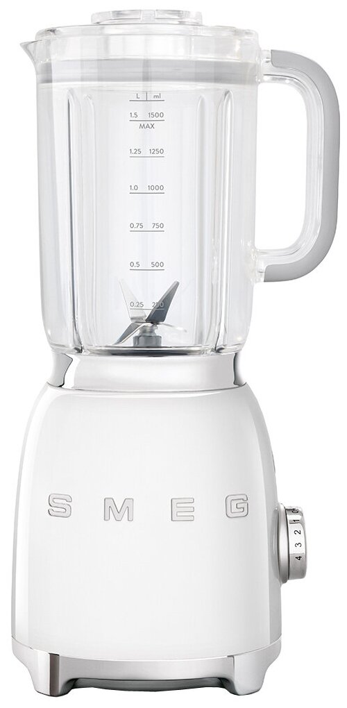 Стационарный блендер Smeg BLF01WHEU, белый