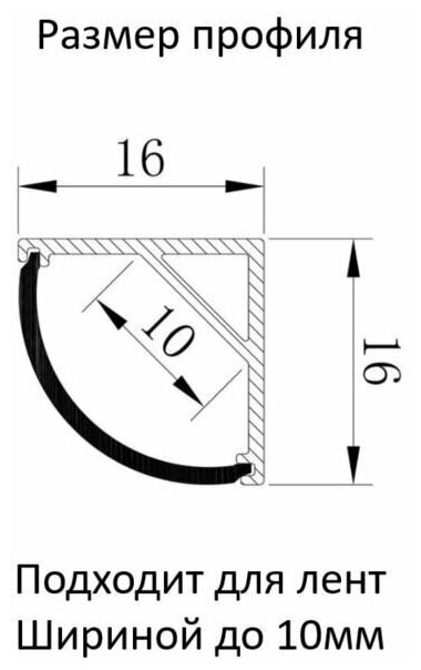 Профиль для светодиодной ленты - фотография № 2