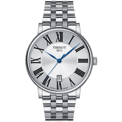 Наручные часы TISSOT, серебряный наручные часы tissot t086 t classic luxury t086 207 11 031 10