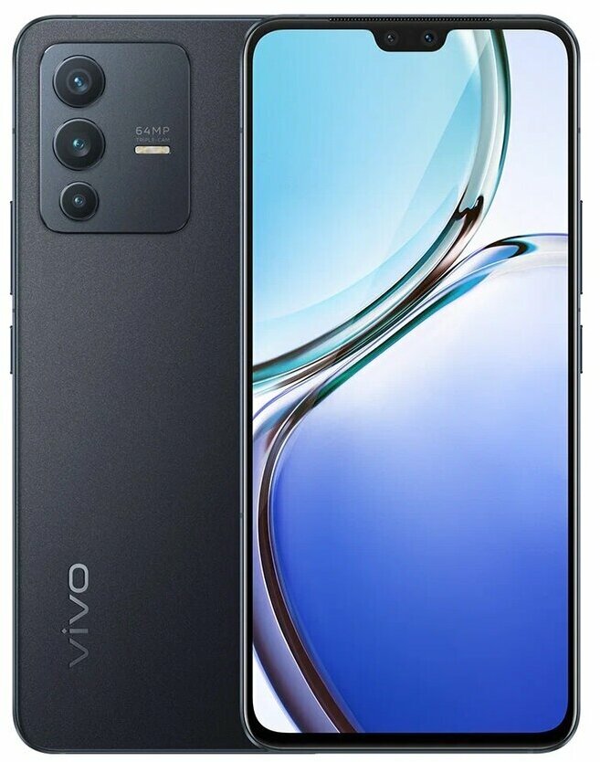 Смартфон Vivo V23 12/256GB Black (v2130)