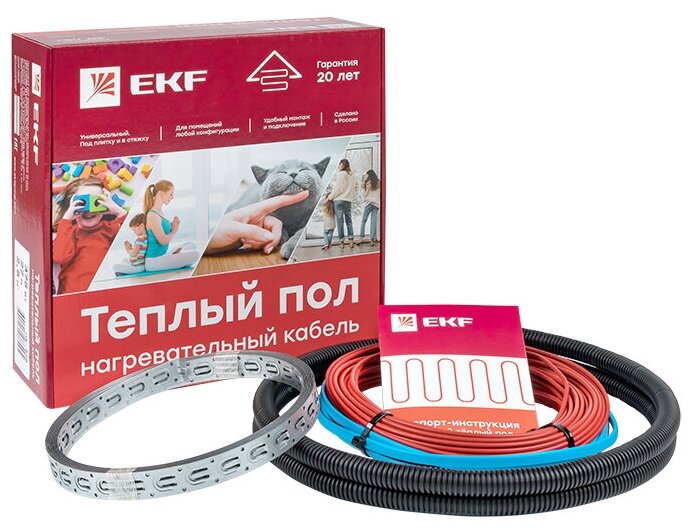 Греющий кабель EKF