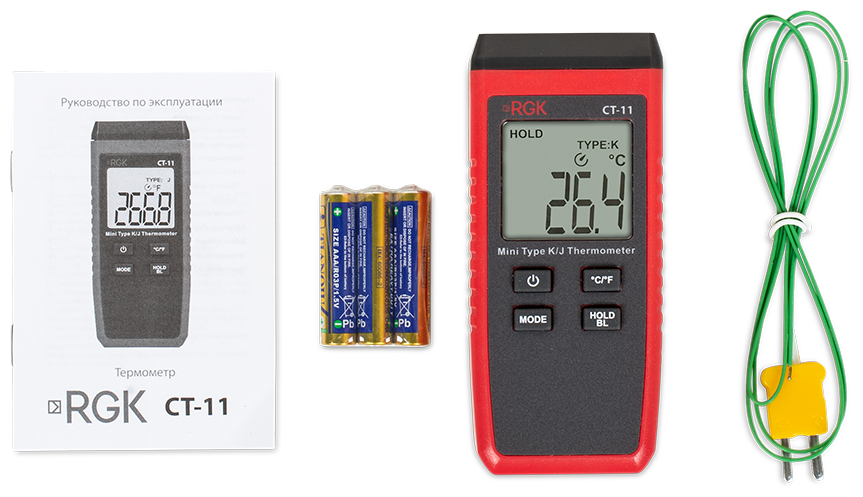 Термометр RGK CT-11 - фото №15