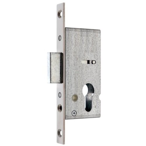 Корпус узкопрофильного врезного замка Profi 350116 без защелки цвет хром для надежной фиксации пластиковой деревянной алюминиевой двери от непрошенных гостей 2091₽