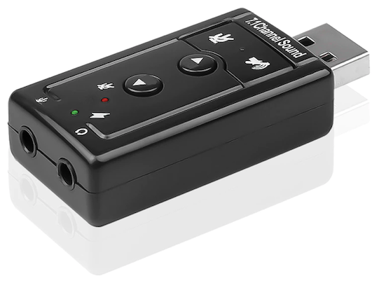 Внешняя звуковая карта Kebidumei USB 7.1 KBT010184K
