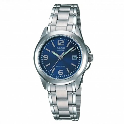 Наручные часы CASIO Collection LTP-1215A-2A, серебряный, синий