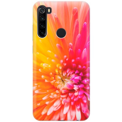 фото Силиконовый чехол на xiaomi redmi note 8t / сяоми редми ноут 8т с принтом "розовая хризантема" gosso