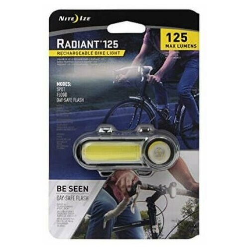 фото Велосипедный фонарь niteize radiant 125 rechargeable bike light white nite ize