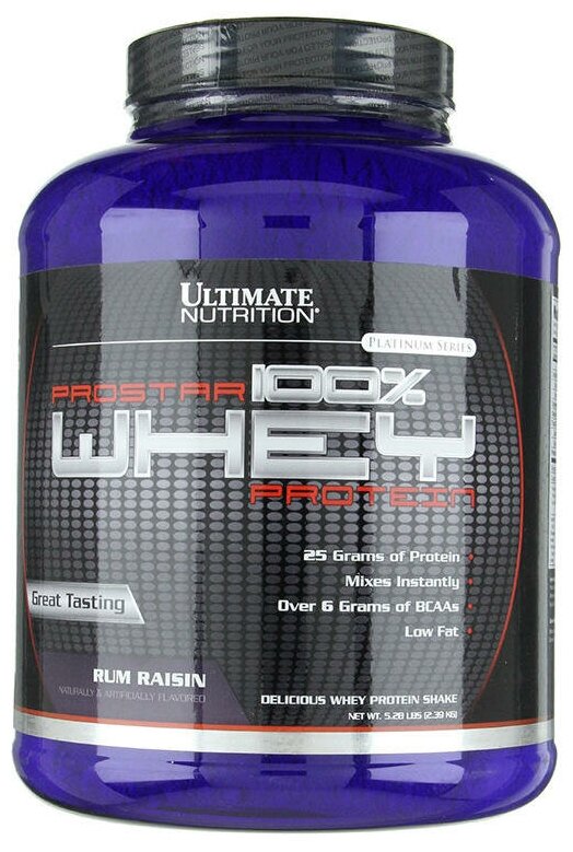 Ultimate Nutrition Prostar 100% Whey Protein 2390 . 5.28lb (Ultimate Nutrition)  