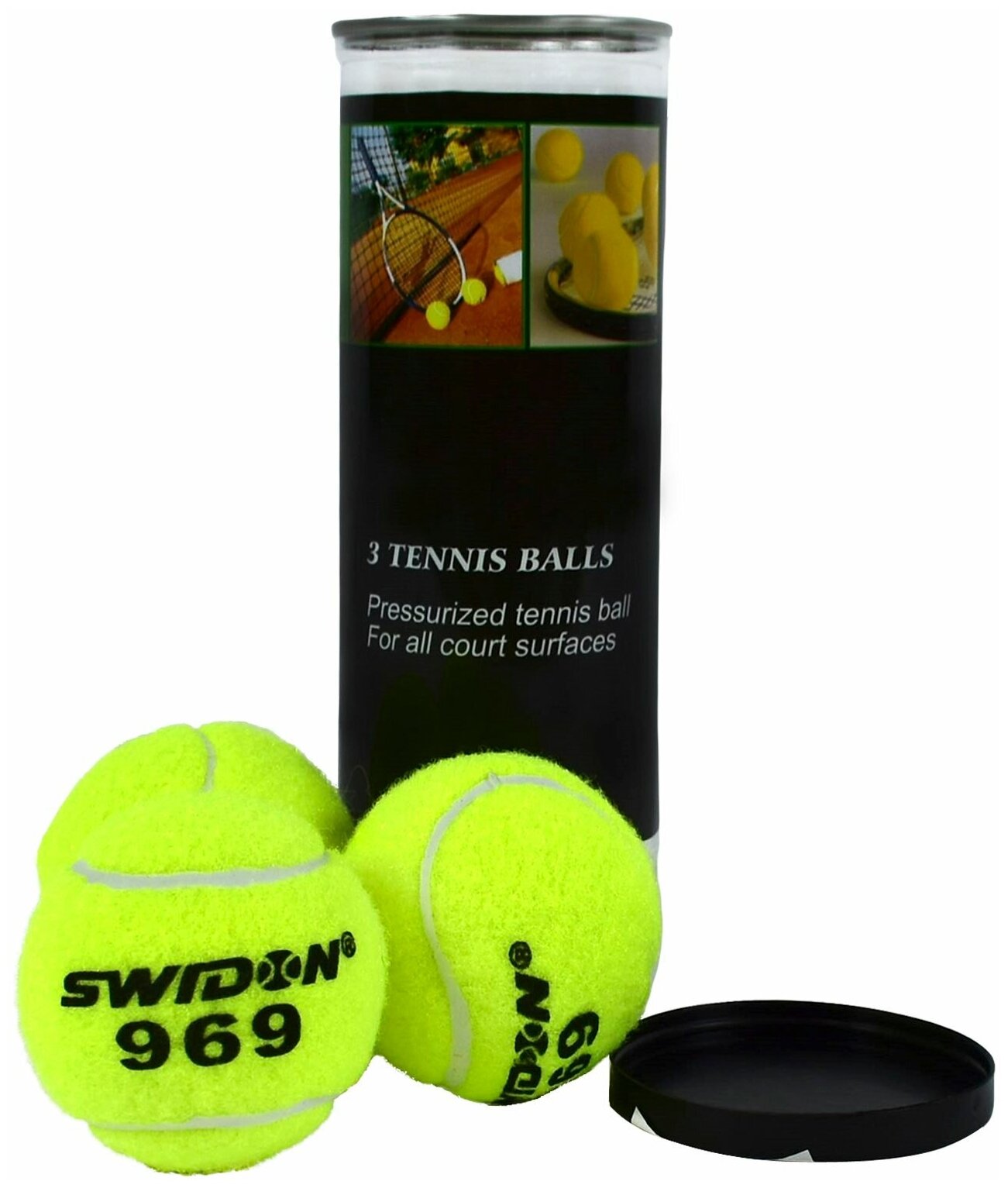 Мяч теннисный Swidon 3шт. (туба) 969
