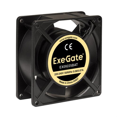 Вентилятор для корпуса Exegate EX09225BAT вентилятор для корпуса exegate 8025m12b