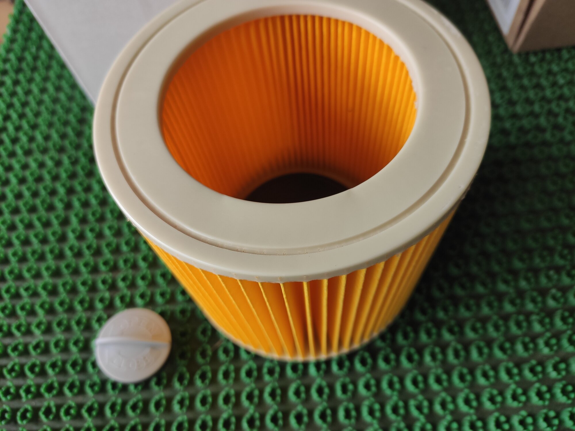 FILTERIX Фильтр HEPA складчатый для пылесосов Karcher MV2, MV3, WD3, D2250, WD3.200, желтый, 1 шт. - фотография № 2